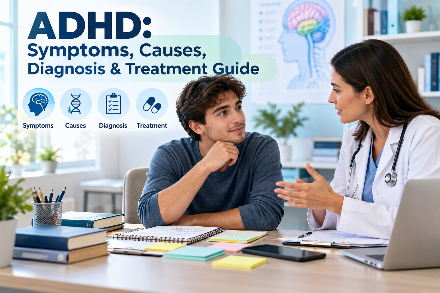 ADHD symptoms causes diagnosis and treatment guide